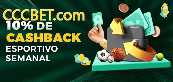 10% de bônus de cashback na CCCBET.com